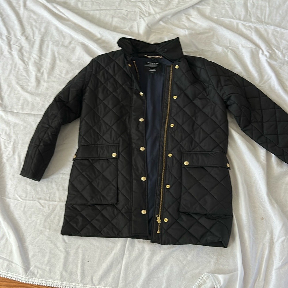 J. Crew Quilted Water repellant barn jacket. Small.